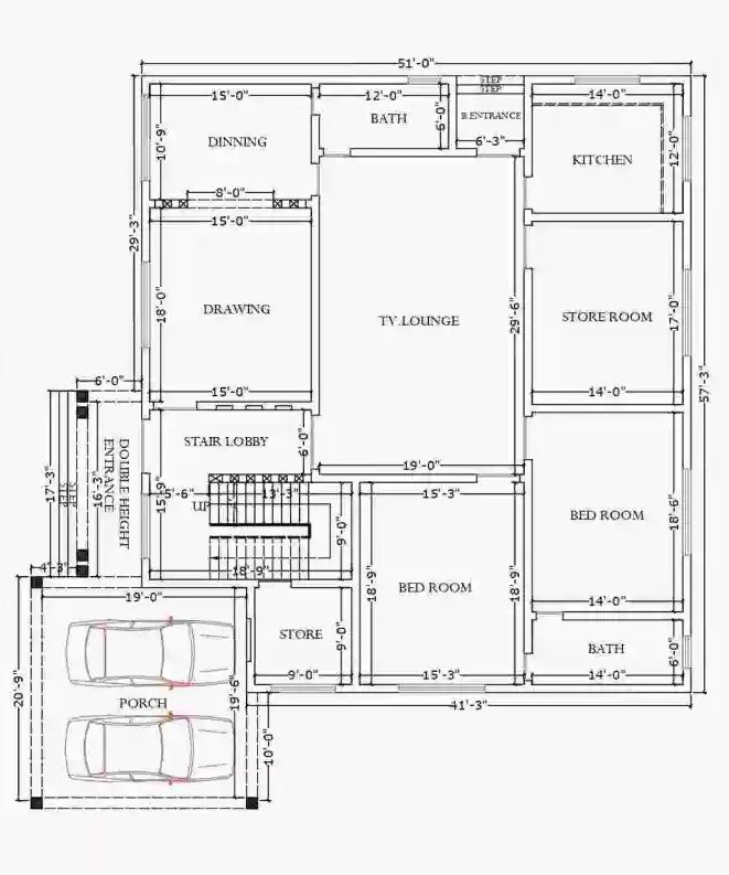 15 Marla House Design in Pakistan