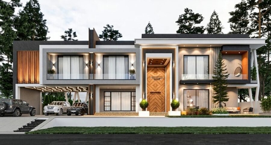 Two Kanal House Design in Pakistan – Luxury Living with Modern Architecture