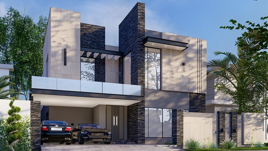 One Kanal House Design in Pakistan with Basement – Modern Luxury Living